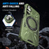Samsung Galaxy S24 Magnetic with 360 Degree Rotating Ring Stand, Heavy Duty Phone Case