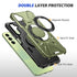 Samsung Galaxy S24 Magnetic with 360 Degree Rotating Ring Stand, Heavy Duty Phone Case