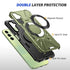 Samsung Galaxy S24 Plus Magnetic with 360 Degree Rotating Ring Stand, Heavy Duty Phone Case
