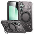 Samsung Galaxy S24 Magnetic with 360 Degree Rotating Ring Stand, Heavy Duty Phone Case