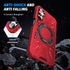 Samsung Galaxy S24 Magnetic with 360 Degree Rotating Ring Stand, Heavy Duty Phone Case