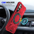 Samsung Galaxy S24 Magnetic with 360 Degree Rotating Ring Stand, Heavy Duty Phone Case