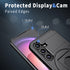 Samsung Galaxy S24 Magnetic Scratch-Proof PC+TPU Phone Cover with Rotary Kickstand Case