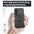 Samsung Galaxy S24 Magnetic Scratch-Proof PC+TPU Phone Cover with Rotary Kickstand Case