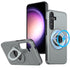 Samsung Galaxy S24 Plus Magnetic Scratch-Proof PC+TPU Phone Cover with Rotary Kickstand Case