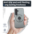 Samsung Galaxy S24 Plus Magnetic Scratch-Proof PC+TPU Phone Cover with Rotary Kickstand Case