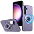 Samsung Galaxy S24 Plus Magnetic Scratch-Proof PC+TPU Phone Cover with Rotary Kickstand Case
