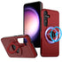 Samsung Galaxy S24 Plus Magnetic Scratch-Proof PC+TPU Phone Cover with Rotary Kickstand Case