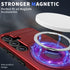 Samsung Galaxy S24 Magnetic Scratch-Proof PC+TPU Phone Cover with Rotary Kickstand Case