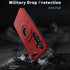 Samsung Galaxy S24 Plus Magnetic Scratch-Proof PC+TPU Phone Cover with Rotary Kickstand Case