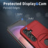 Samsung Galaxy S24 Magnetic Scratch-Proof PC+TPU Phone Cover with Rotary Kickstand Case