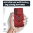 Samsung Galaxy S24 Magnetic Scratch-Proof PC+TPU Phone Cover with Rotary Kickstand Case