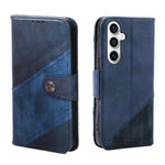 Samsung Galaxy S24 Texture Splicing Card Slot TPU Leather Phone Case