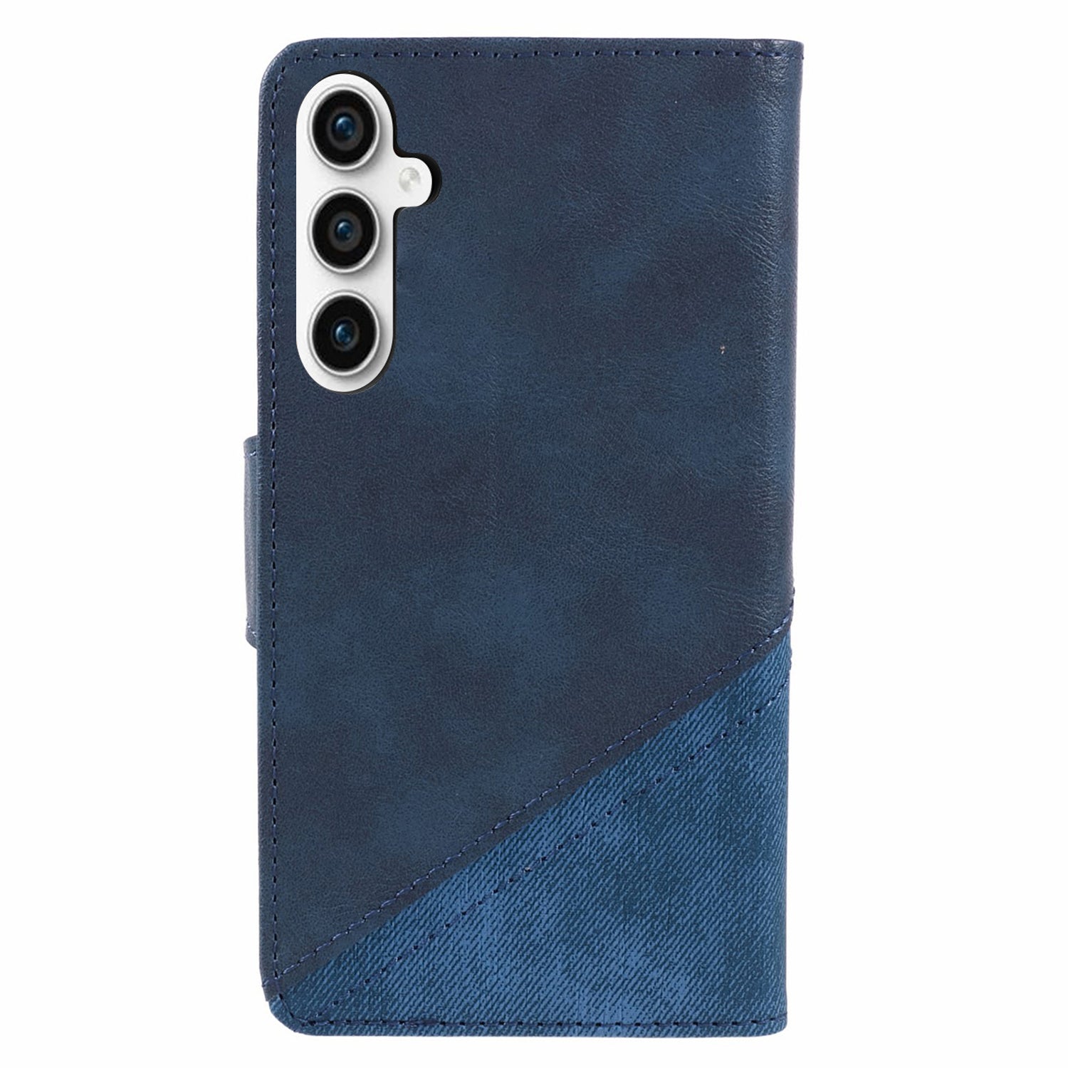 Samsung Galaxy S24 Plus Texture Splicing Card Slot TPU Leather Phone Case