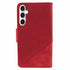 Samsung Galaxy S24 Plus Texture Splicing Card Slot TPU Leather Phone Case