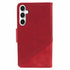 Samsung Galaxy S24 Texture Splicing Card Slot TPU Leather Phone Case