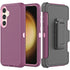 Samsung Galaxy S24 With Kickstand Belt Clip Full Protection Heavy Duty Case