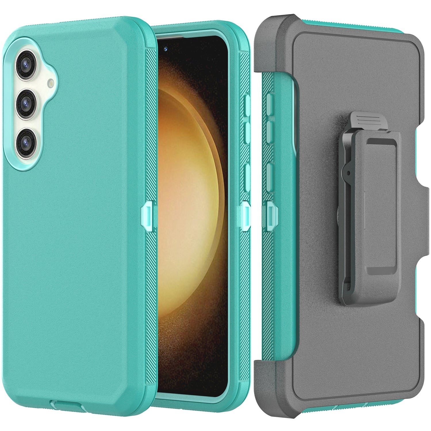 Samsung Galaxy S24 Plus With Kickstand Belt Clip Full Protection Heavy Duty Case