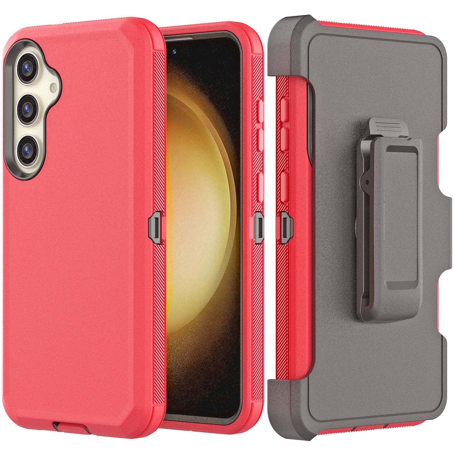 Samsung Galaxy S24 Plus With Kickstand Belt Clip Full Protection Heavy Duty Case