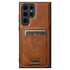 Samsung Galaxy S24 Ultra Magnetic PU Leather Wallet Card Slot Case Wireless Charging
