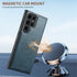 Samsung Galaxy S24 Ultra Magnetic PU Leather Wallet Card Slot Case Wireless Charging