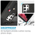 Samsung Galaxy S24 Ultra Shockproof，Anti-Fall Protective Case with Card Slots Ring Buckle Loop Strap Wallet Kickstand Cover
