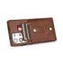 Samsung Galaxy S24 Ultra Shockproof，Anti-Fall Protective Case with Card Slots Ring Buckle Loop Strap Wallet Kickstand Cover