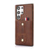 Samsung Galaxy S24 Ultra Shockproof，Anti-Fall Protective Case with Card Slots Ring Buckle Loop Strap Wallet Kickstand Cover