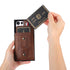 Samsung Galaxy S24 Ultra Shockproof，Anti-Fall Protective Case with Card Slots Ring Buckle Loop Strap Wallet Kickstand Cover