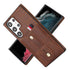 Samsung Galaxy S24 Ultra Shockproof，Anti-Fall Protective Case with Card Slots Ring Buckle Loop Strap Wallet Kickstand Cover