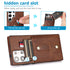 Samsung Galaxy S24 Ultra Shockproof，Anti-Fall Protective Case with Card Slots Ring Buckle Loop Strap Wallet Kickstand Cover