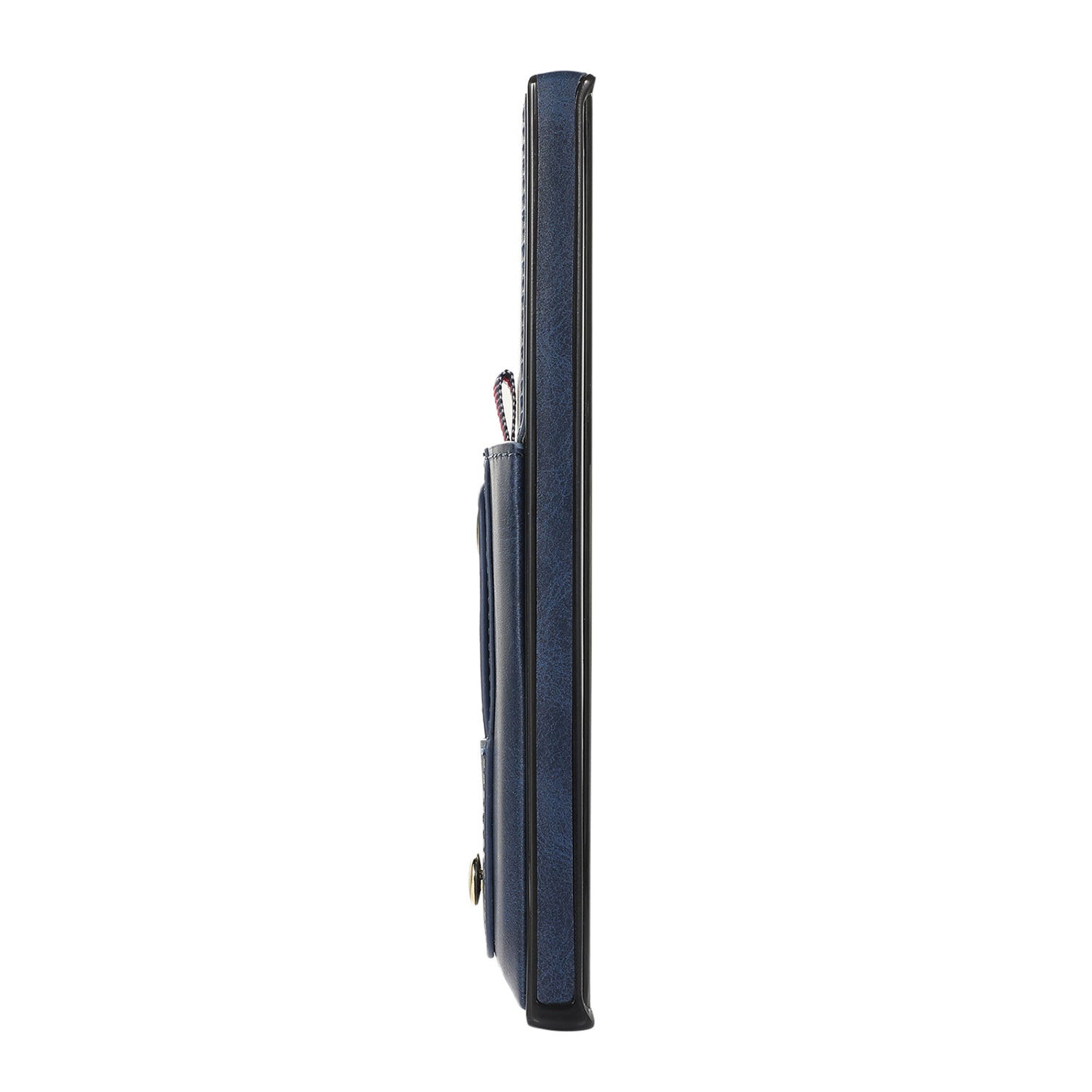 Samsung Galaxy S24 Ultra Shockproof，Anti-Fall Protective Case with Card Slots Ring Buckle Loop Strap Wallet Kickstand Cover