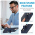 Samsung Galaxy S24 Ultra Shockproof，Anti-Fall Protective Case with Card Slots Ring Buckle Loop Strap Wallet Kickstand Cover