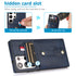 Samsung Galaxy S24 Ultra Shockproof，Anti-Fall Protective Case with Card Slots Ring Buckle Loop Strap Wallet Kickstand Cover