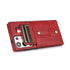Samsung Galaxy S24 Ultra Shockproof，Anti-Fall Protective Case with Card Slots Ring Buckle Loop Strap Wallet Kickstand Cover