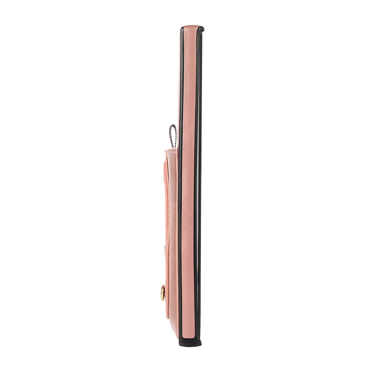 Samsung Galaxy S24 Ultra Shockproof，Anti-Fall Protective Case with Card Slots Ring Buckle Loop Strap Wallet Kickstand Cover
