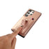 Samsung Galaxy S24 Ultra Shockproof，Anti-Fall Protective Case with Card Slots Ring Buckle Loop Strap Wallet Kickstand Cover