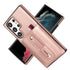 Samsung Galaxy S24 Ultra Shockproof，Anti-Fall Protective Case with Card Slots Ring Buckle Loop Strap Wallet Kickstand Cover