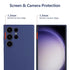 Samsung Galaxy S24 Ultra Soft Silicone Full Camera Protection&Anti-Scratch Microfiber