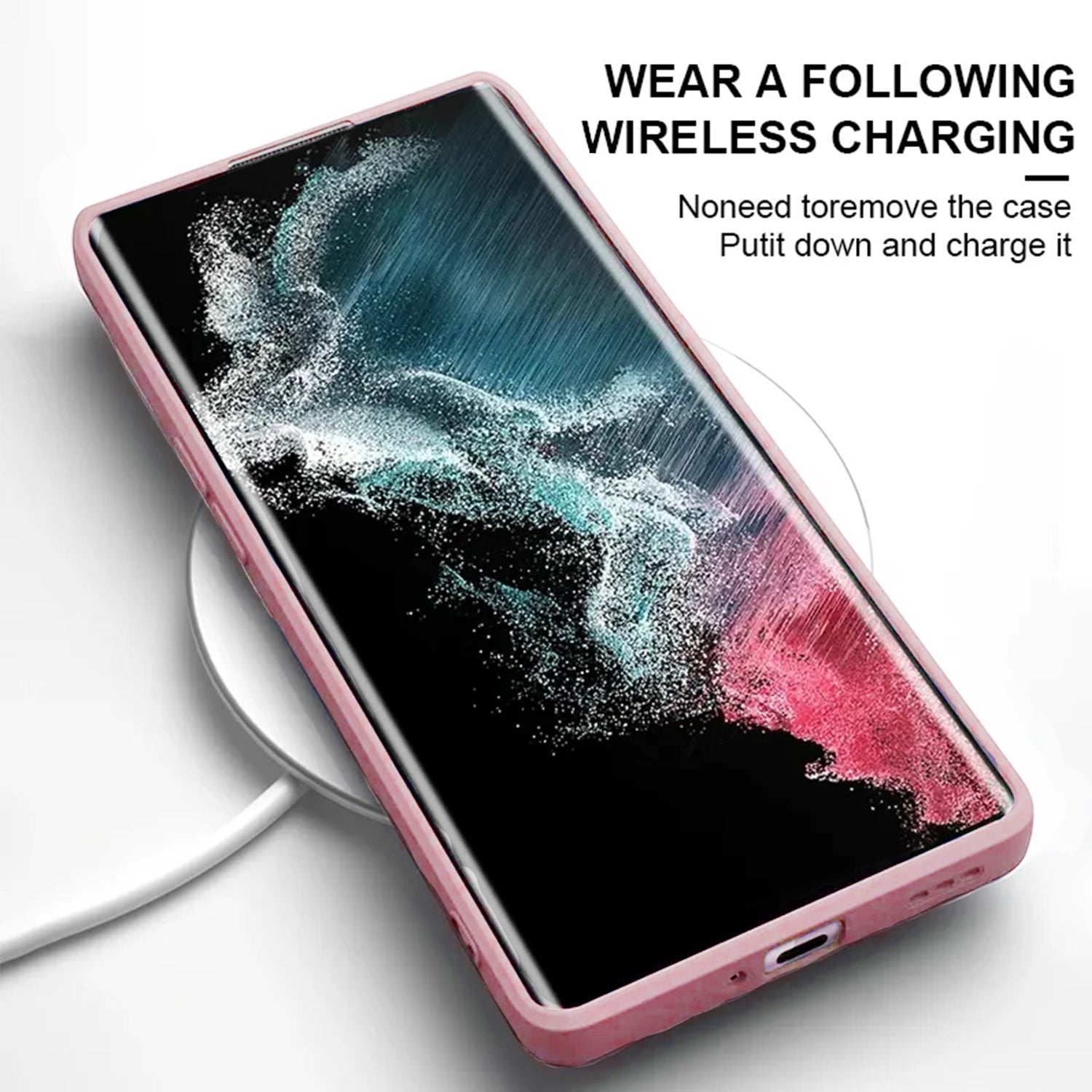 Samsung Galaxy S24 Ultra Soft Silicone Full Camera Protection&Anti-Scratch Microfiber