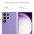 Samsung Galaxy S24 Ultra Soft Silicone Full Camera Protection&Anti-Scratch Microfiber