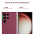 Samsung Galaxy S24 Ultra Soft Silicone Full Camera Protection&Anti-Scratch Microfiber