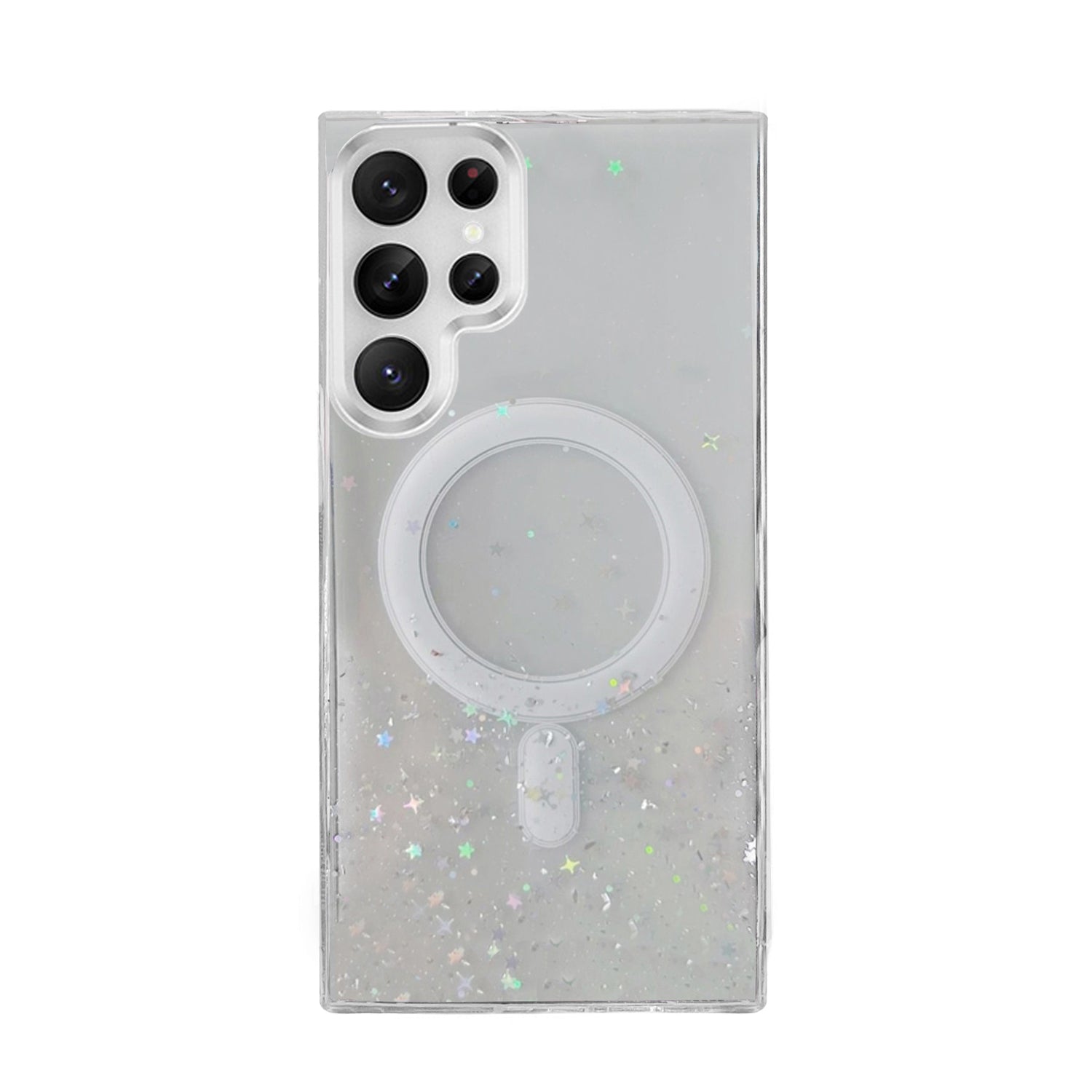 Samsung Galaxy S24 Ultra Luxury Sparkly Cover for , Clear Shockproof Silicone Bumper Case