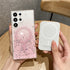 Samsung Galaxy S24 Ultra Luxury Sparkly Cover for , Clear Shockproof Silicone Bumper Case