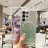 Samsung Galaxy S24 Ultra Luxury Sparkly Cover for , Clear Shockproof Silicone Bumper Case