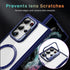 Samsung Galaxy S24 Ultra Rotating Metal Frame Magnetic Phone Case