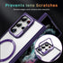 Samsung Galaxy S24 Ultra Rotating Metal Frame Magnetic Phone Case