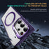 Samsung Galaxy S24 Ultra Rotating Metal Frame Magnetic Phone Case