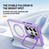 Samsung Galaxy S24 Ultra Rotating Metal Frame Magnetic Phone Case