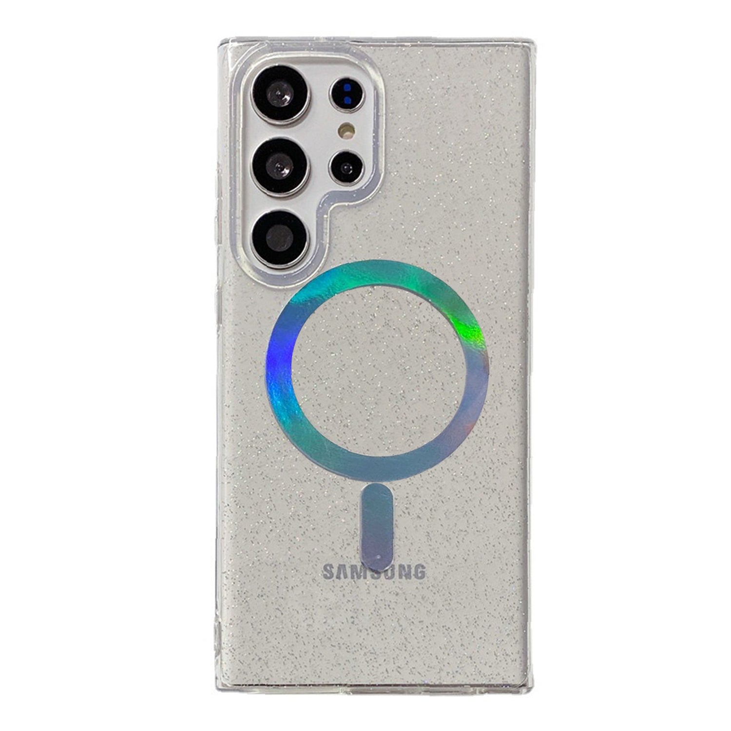 Samsung Galaxy S24 Ultra Magsafe Magnetic attraction Charging Clear Shockproof Colorful Shell Color Changing Protective Cove